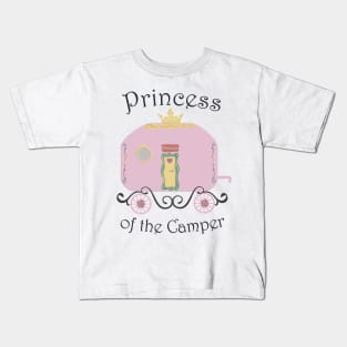 Princess of the Camper Kids T-Shirt